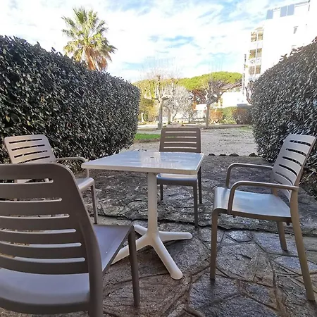 2 Pers. Jardin, Parking & Clim A 10m - Fr-1-803-10 * 勒拉旺杜